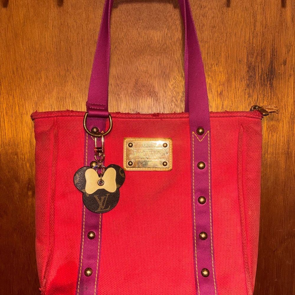 (SOLD)Louis Vuitton Antigua Cabas MM Tote Bag